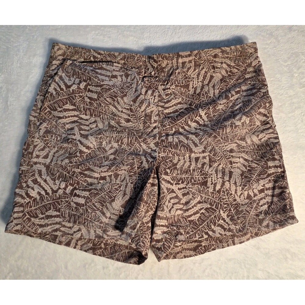 L.L. Bean Mens Medium Floral Print Swim Trunks